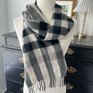 Edinburgh plaid scarf 100% cashmere